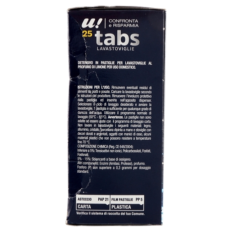 25 Tabs Lavastoviglie U! Confronta e Risparmia